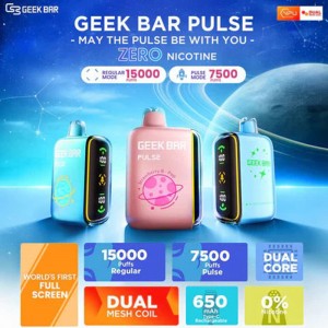 Geek Bar Pulse Zero Nicotine Vapes Australia