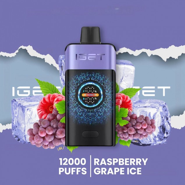 IGET One 12000 Puffs Vape - Raspberry Grape Ice Australia