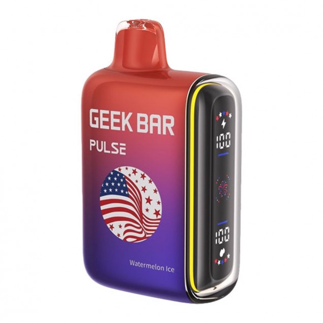 Geek Bar Pulse Patriot Edition 7500 Puffs Vape - Watermelon Ice Australia