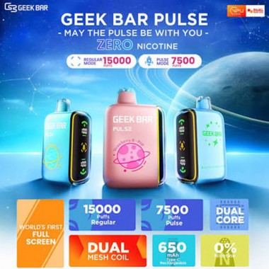 Geek Bar Pulse Zero Nicotine 15000 Puffs Vape Australia
