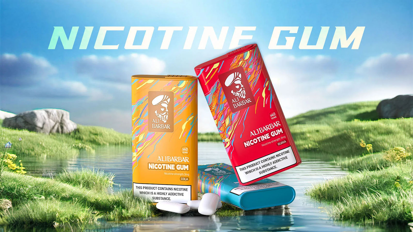 Alibarbar Nicotine Gum - Cola