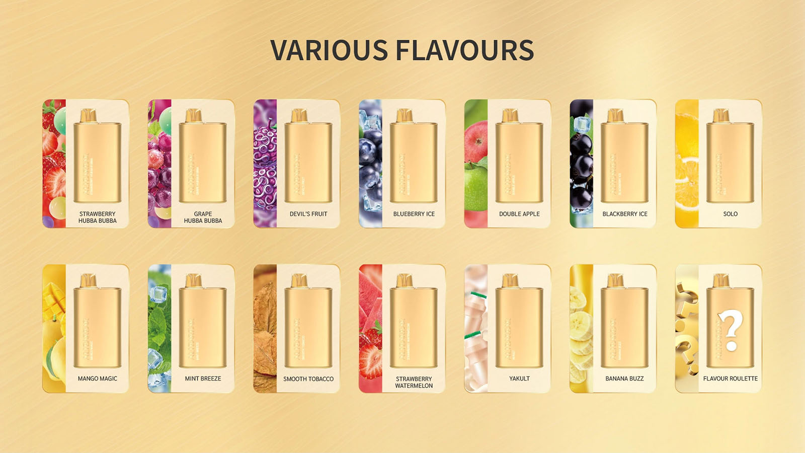 Alibarbar Rich 8000 Puffs Vape - Devils Fruit Alibarbar Rich 8000 Puffs Vape - Devils Fruit