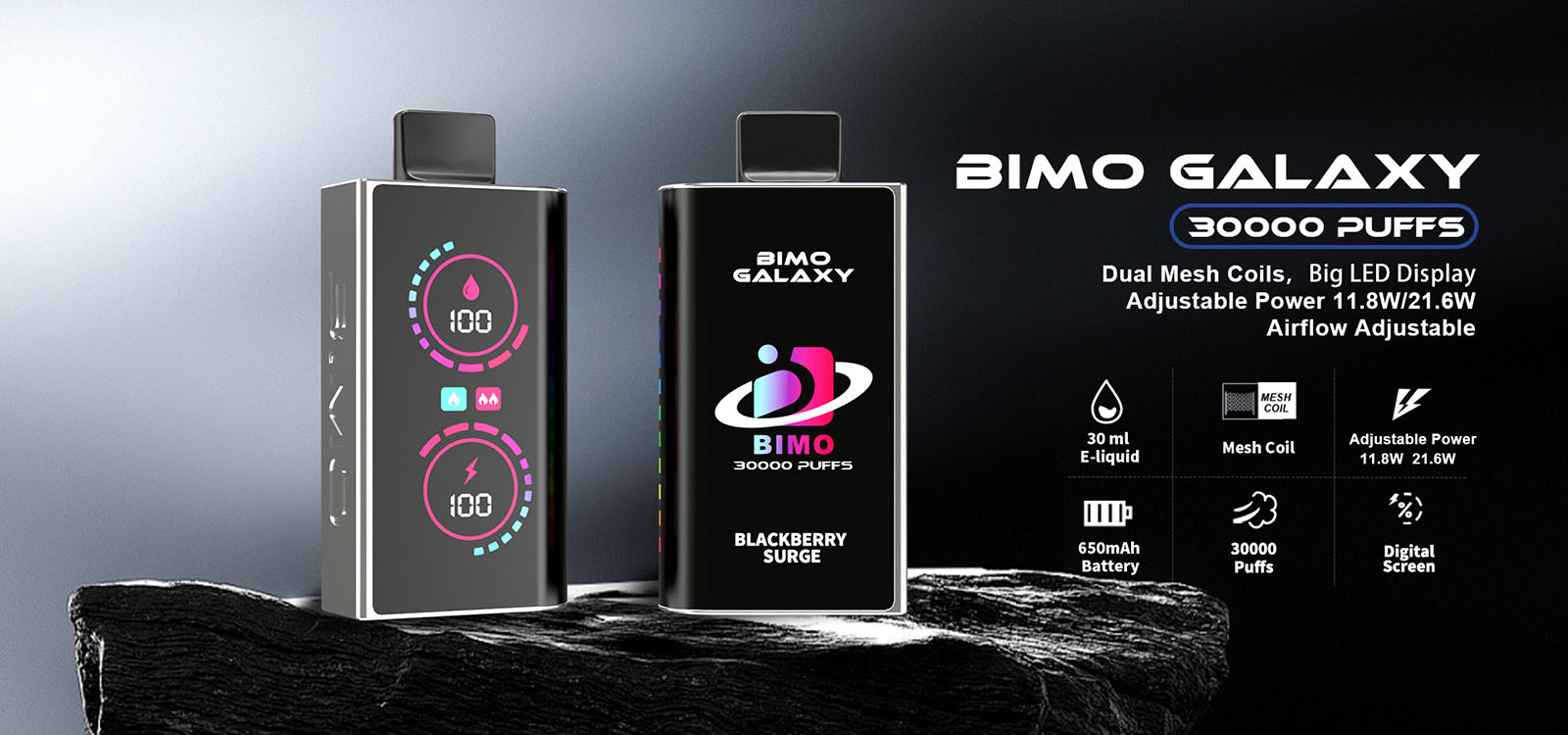 Bimo Galaxy 30000 Puffs Vape - Mango Shake